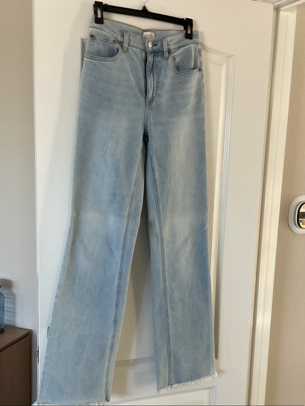 Alice + Olivia Light Blue Flared Jeans
